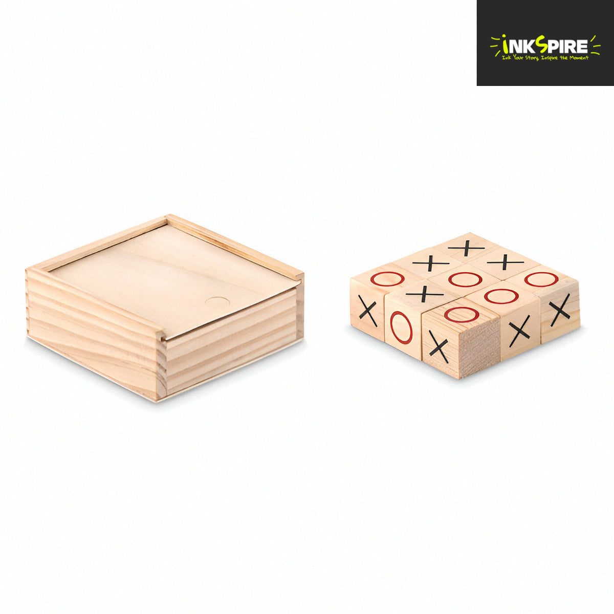Wooden Tic Tac Toe Game Set