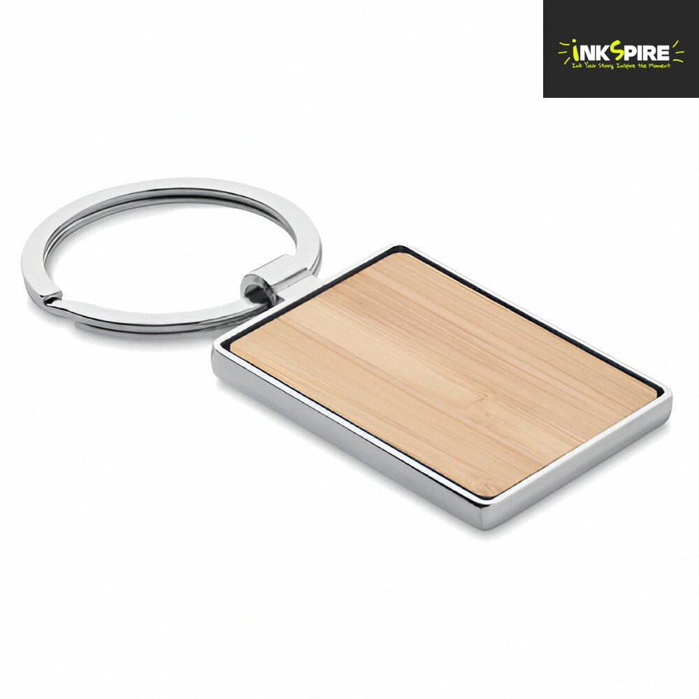 Bamboo Keyring - Rectangle