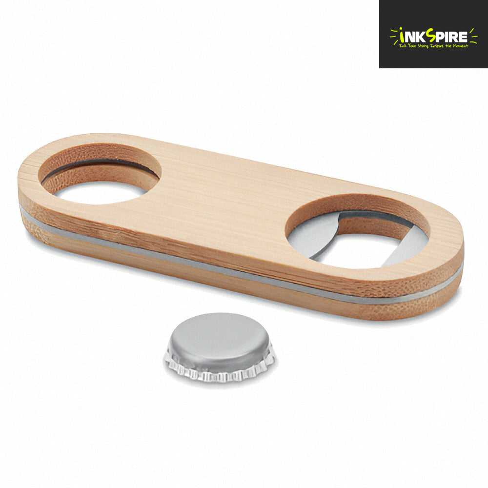 Bamboo Stainless Steel Bottle Opener