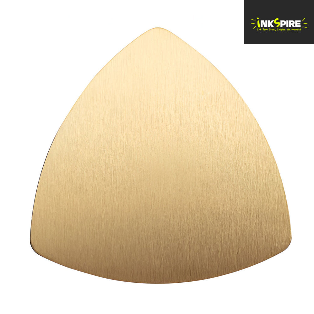 10 x Stainless Steel Coasters - Triangle