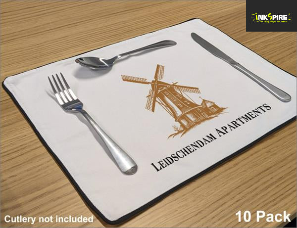 Coaster Round Leatherette (10 Pack)
