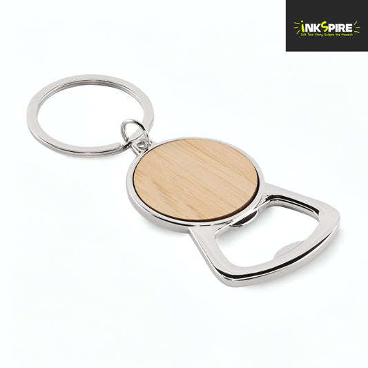 Bamboo Keyring - Bottle Opener