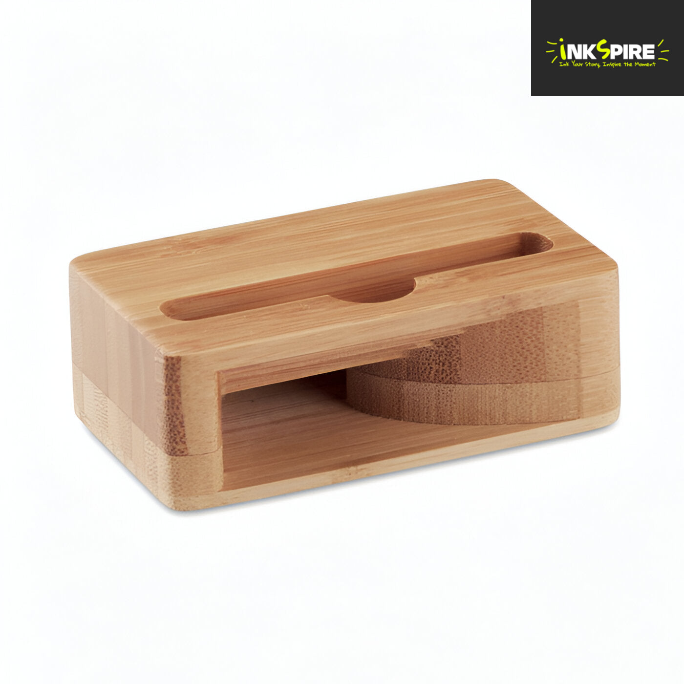 Bamboo Phone Stand with Passive Amplifier