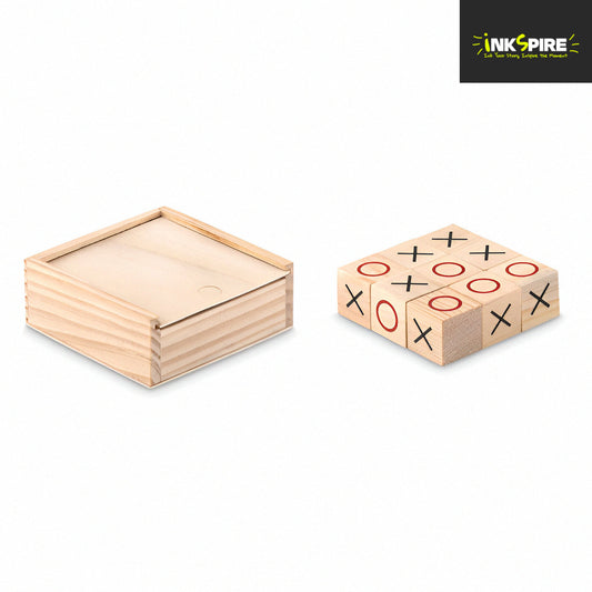 Wooden Tic Tac Toe Game Set