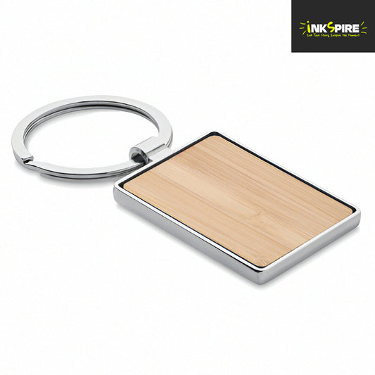 Bamboo Keyring - Rectangle