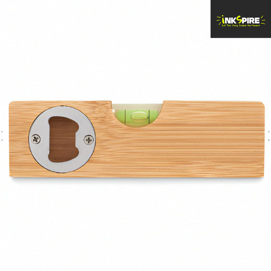Bamboo Spirit Level & Bottle Opener