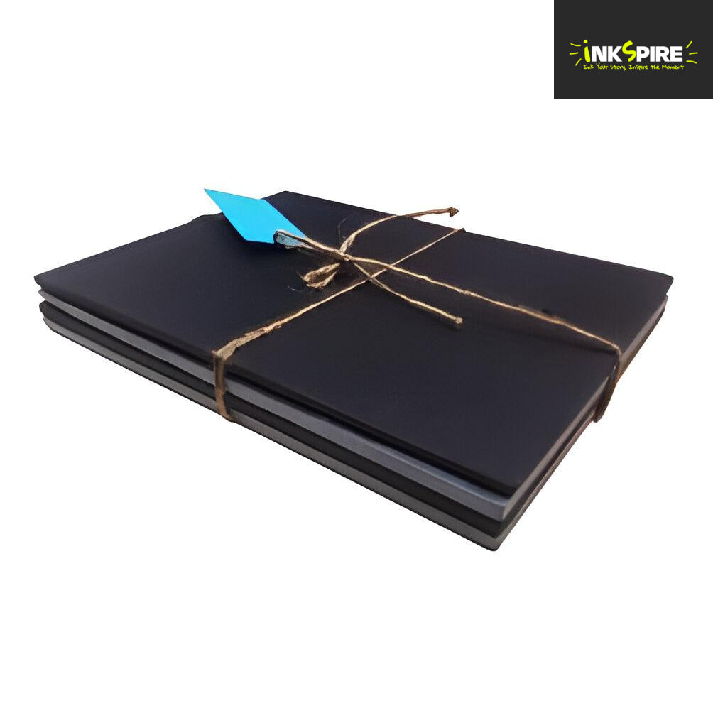 Slate Set of 4 Serving Boards 26cm x 19cm with Giftbox