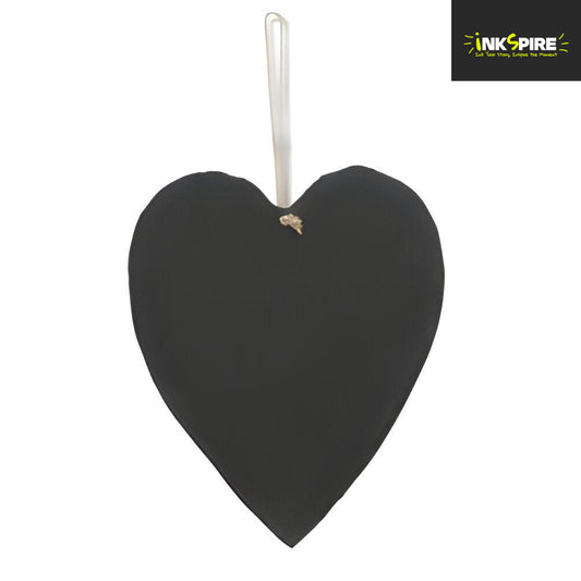 Slate Hanging Heart 15x17cm