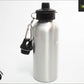 Water Bottle 600ml - White aluminium