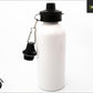 Water Bottle 600ml - White aluminium