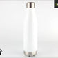 Water Bottle 500ml Tapered - White stainless-steel
