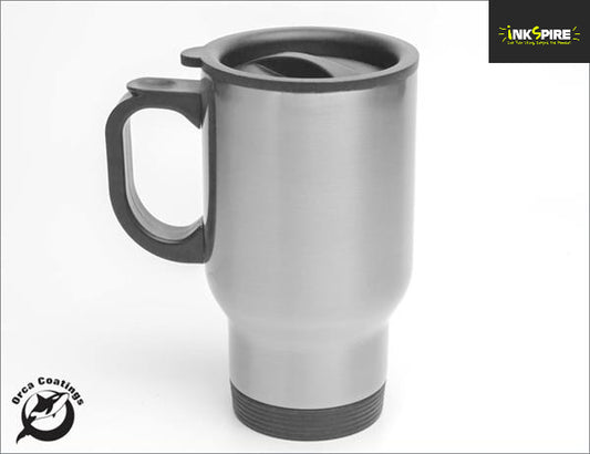 14oz Travel Mug - Stainless Steel stainless-steel