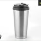 16oz Stainless Steel Thermos Cup - White stainless-steel