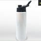 Aluminium Flip Top Bottle 750ml - White aluminium