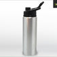 Aluminium Flip Top Bottle 750ml - White aluminium