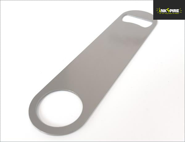 Bottle Opener Long Metal - Silver stainless-steel 174x40mm