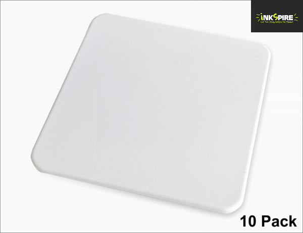 Polymer Coasters Square With Cork (10 Pack)