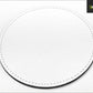 Coaster Round Leatherette (10 Pack) - Brown leatherette 100x100mm