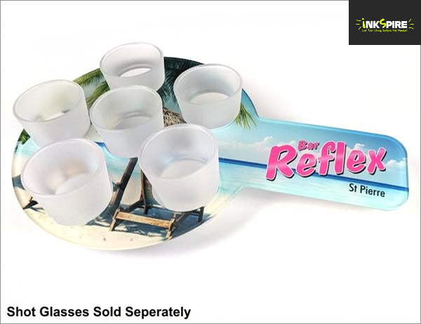 Acrylic Shot Glass Paddle