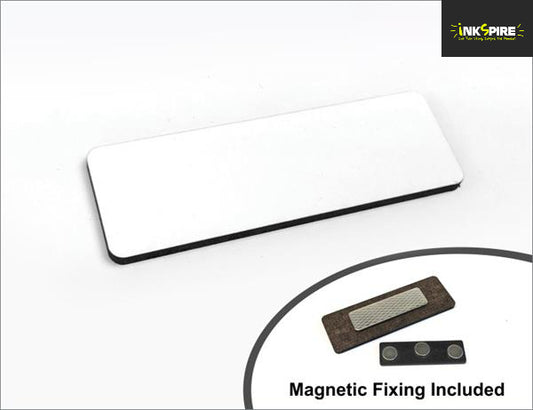 Name Badge HB Rectangular 75x25mm
